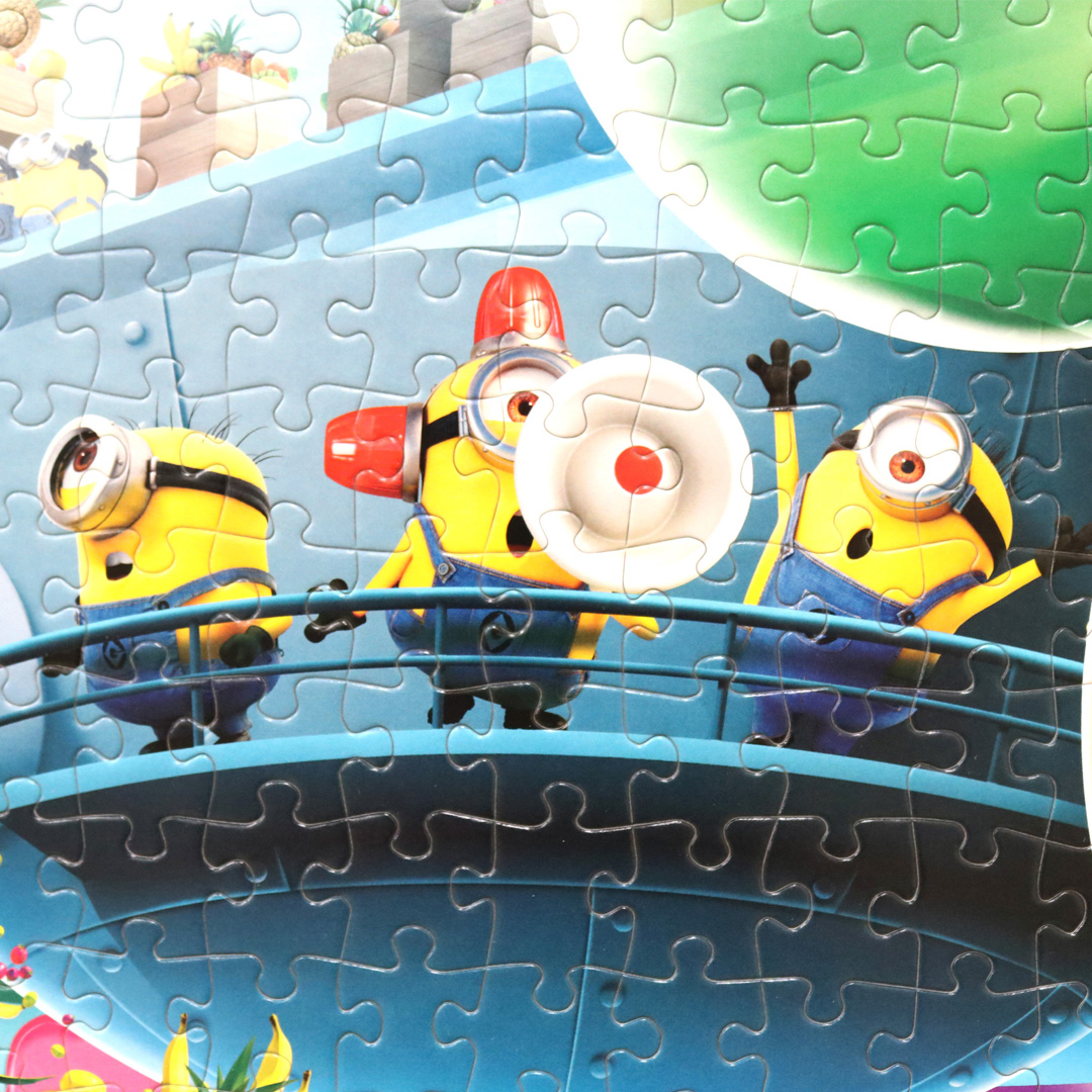 ミニオン パズル キラキラ  入荷しました MINIONS 立体ジグソーパズル クリア クリスタルパズル