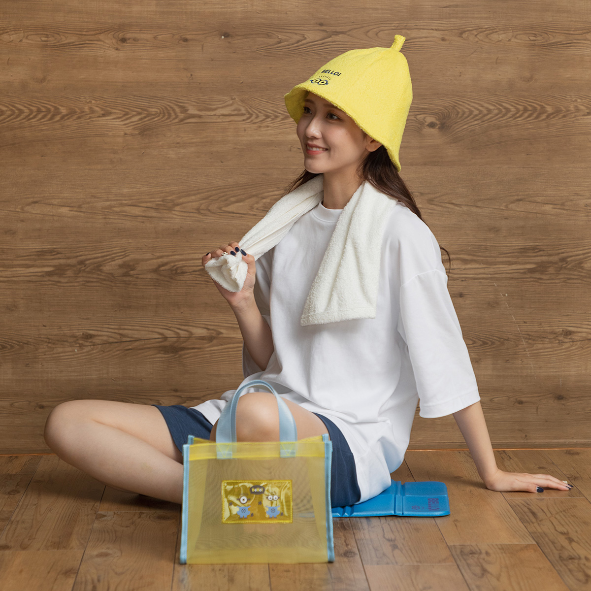 2398ミニオンズグッズセット　パンツ &バケツ 2398ミニオンズグッズセット パンツ &バケツ